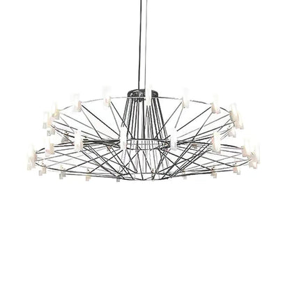 Sky Ballet Chandelier - Elegant Design with Adjustable Height & LED Li