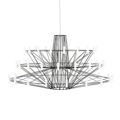 Sky Ballet Chandelier - Elegant Design with Adjustable Height & LED Li
