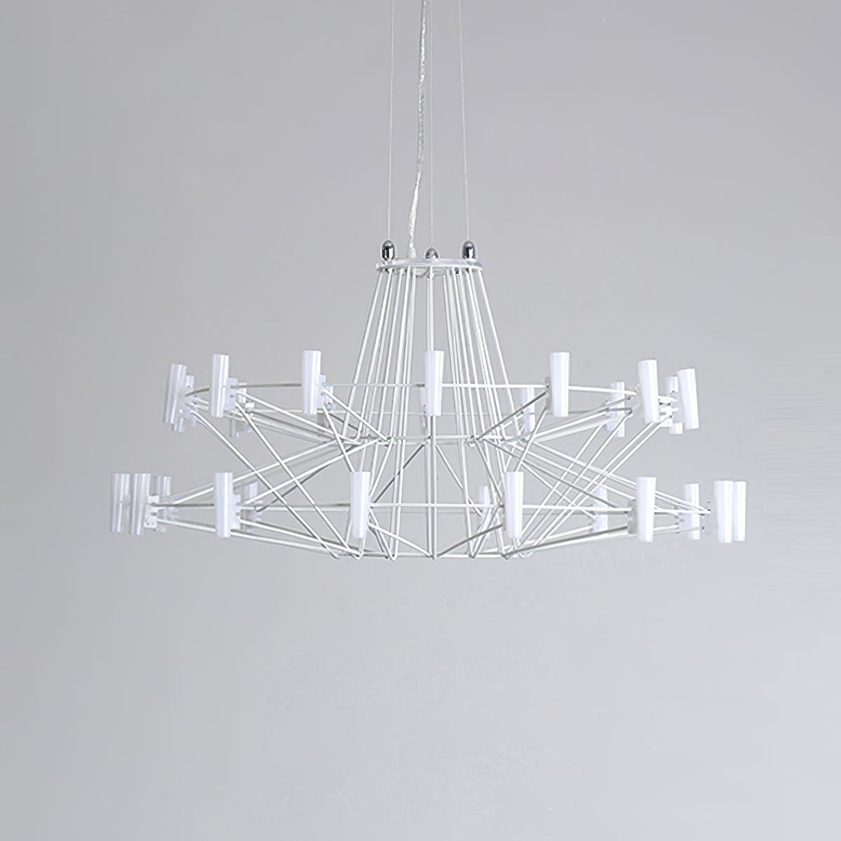 Sky Ballet Chandelier - Elegant Design with Adjustable Height & LED Li