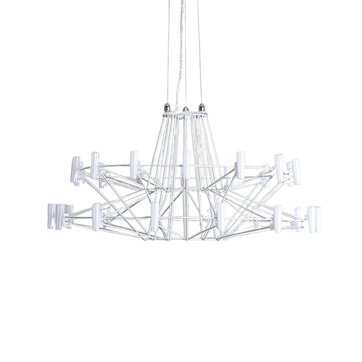 Sky Ballet Chandelier - Elegant Design with Adjustable Height & LED Li