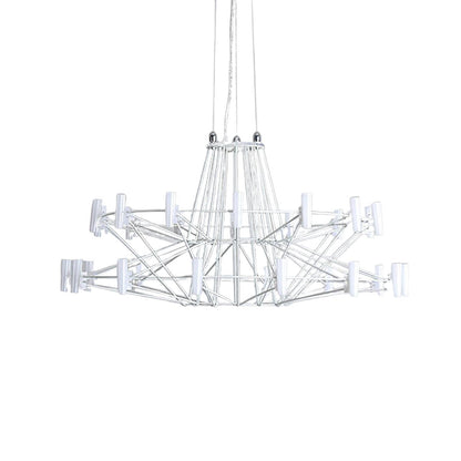 Sky Ballet Chandelier - Elegant Design with Adjustable Height & LED Li