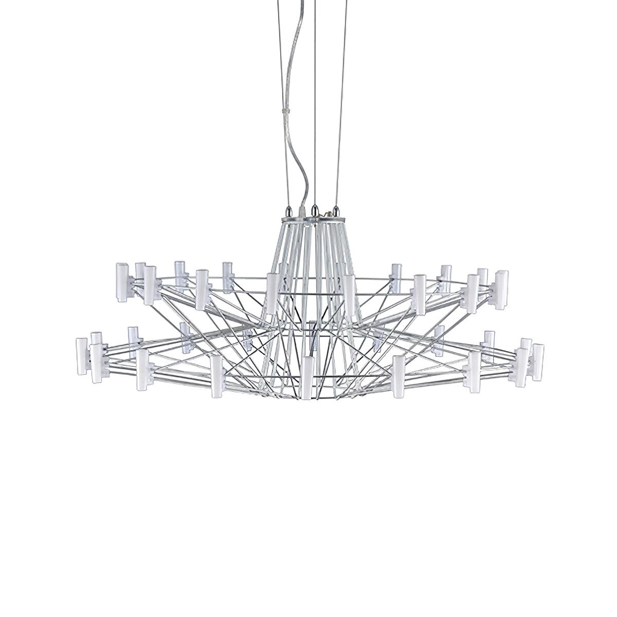 Sky Ballet Chandelier - Elegant Design with Adjustable Height & LED Li
