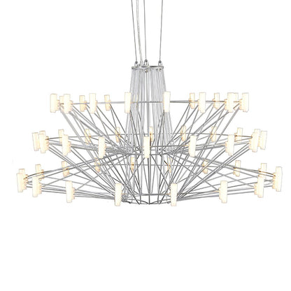 Sky Ballet Chandelier - Elegant Design with Adjustable Height & LED Li