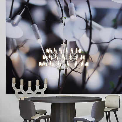 Sky Ballet Chandelier - Elegant Design with Adjustable Height & LED Li