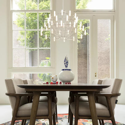Sky Ballet Chandelier - Elegant Design with Adjustable Height & LED Li