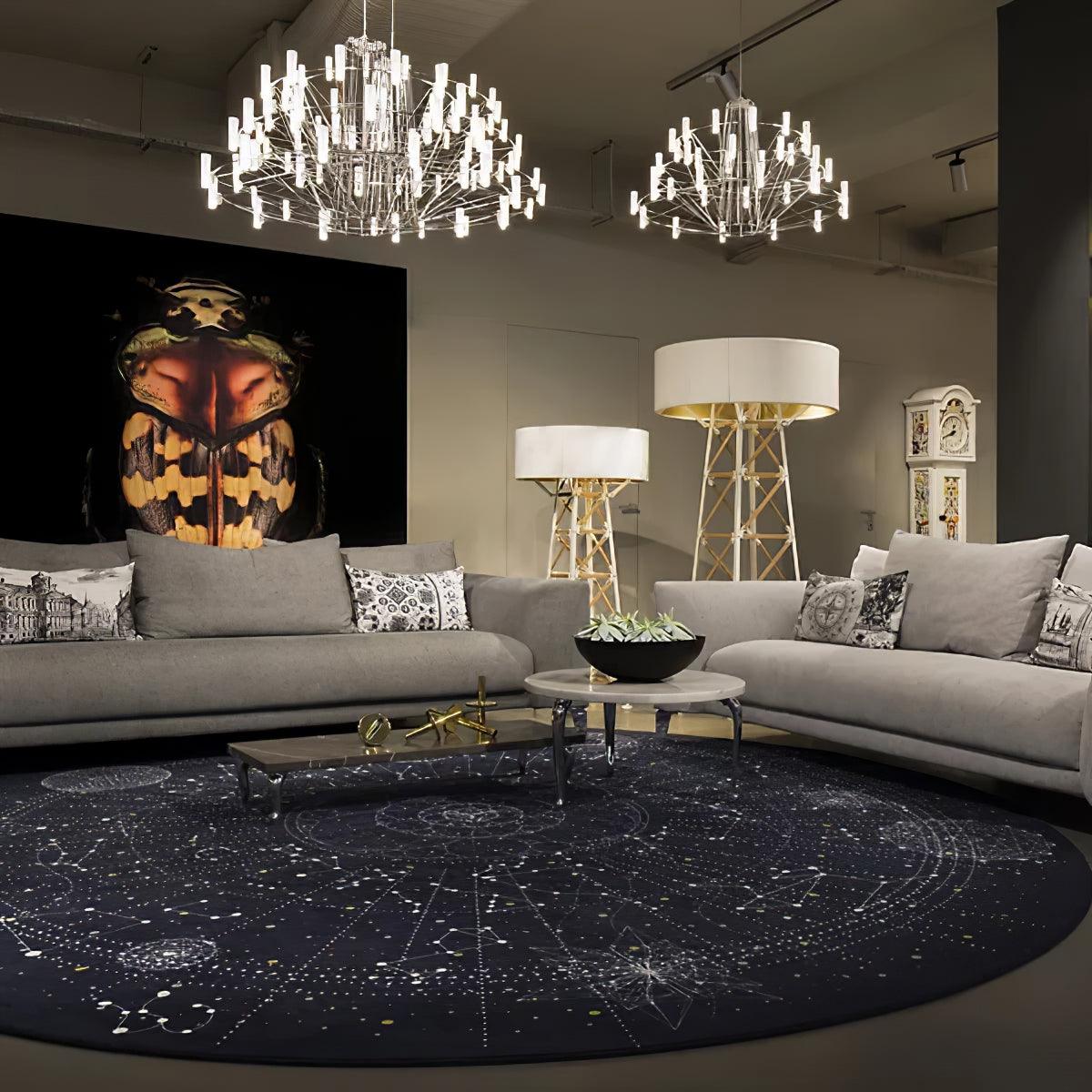 Sky Ballet Chandelier - Elegant Design with Adjustable Height & LED Li