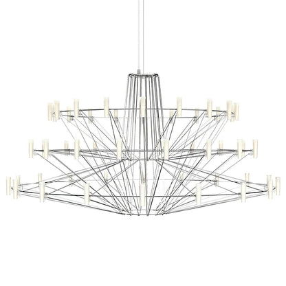 Sky Ballet Chandelier - Elegant Design with Adjustable Height & LED Li