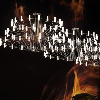 Sky Ballet Chandelier - Elegant Design with Adjustable Height & LED Li