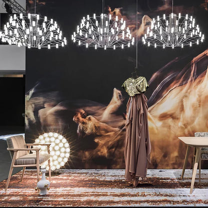 Sky Ballet Chandelier - Elegant Design with Adjustable Height & LED Li