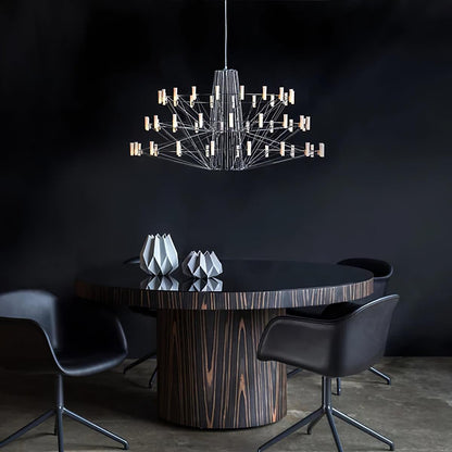 Sky Ballet Chandelier - Elegant Design with Adjustable Height & LED Li