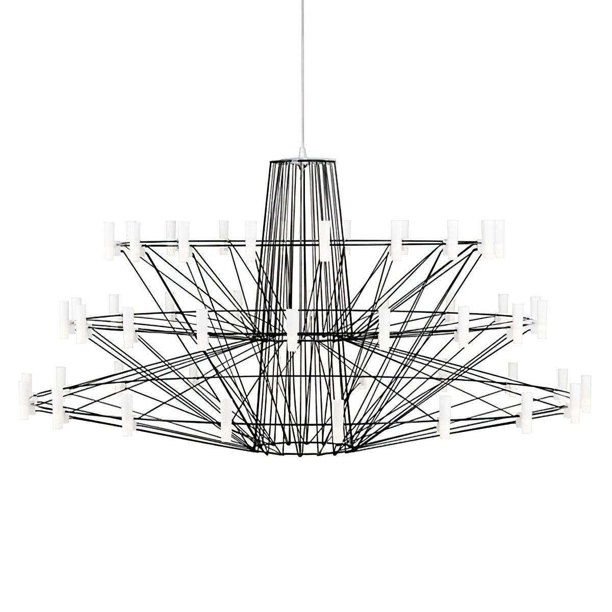 Sky Ballet Chandelier - Elegant Design with Adjustable Height & LED Li