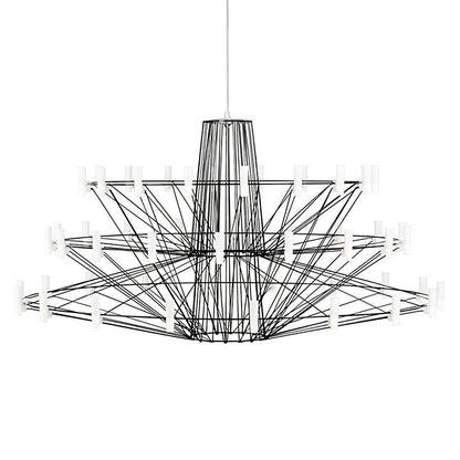 Sky Ballet Chandelier - Elegant Design with Adjustable Height & LED Li