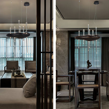 Skyward Thorn Chandelier - Elegant Design with Adjustable Brightness