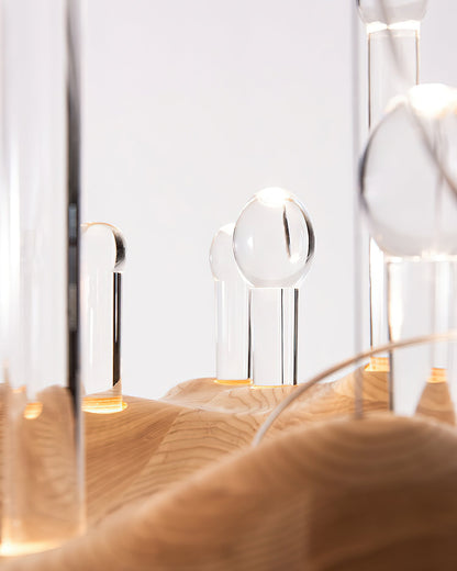 Skyward Thorn Chandelier - Elegant Design with Adjustable Brightness