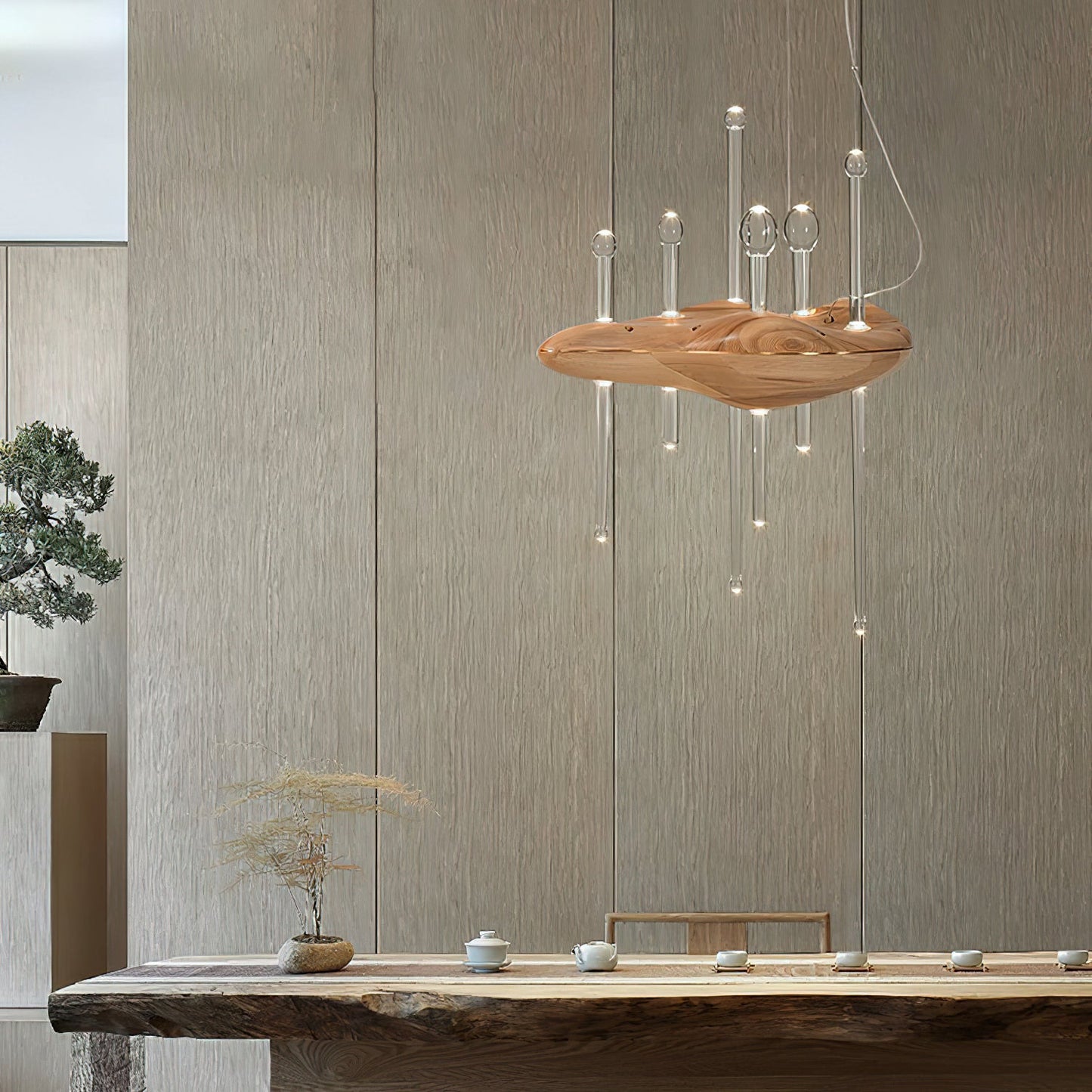 Skyward Thorn Chandelier - Elegant Design with Adjustable Brightness