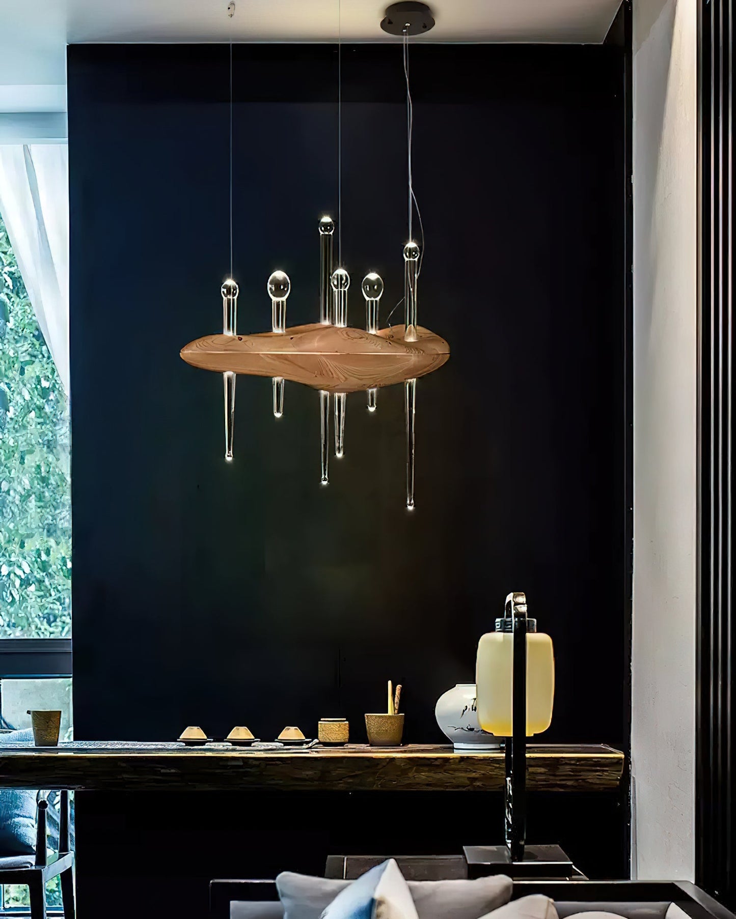 Skyward Thorn Chandelier - Elegant Design with Adjustable Brightness