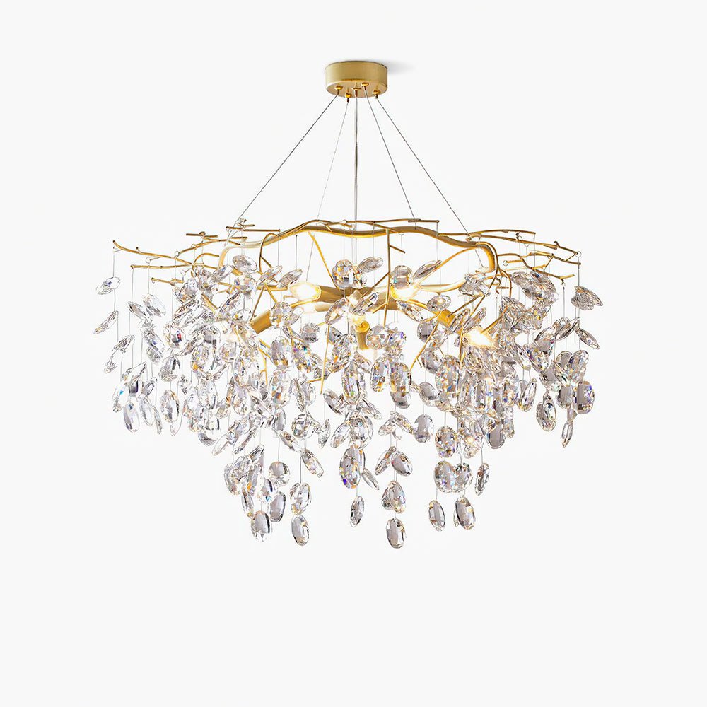 Sofia Crystal Chandeliers - Elegant Lighting with Adjustable Brightnes