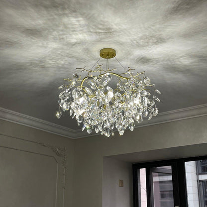 Sofia Crystal Chandeliers - Elegant Lighting with Adjustable Brightnes