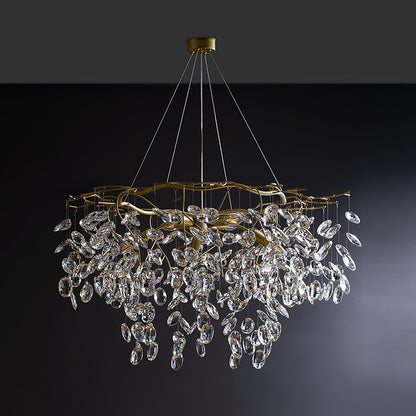 Sofia Crystal Chandeliers - Elegant Lighting with Adjustable Brightnes
