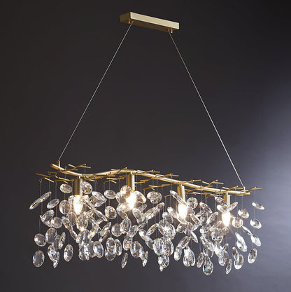 Sofia Crystal Chandeliers - Elegant Lighting with Adjustable Brightnes