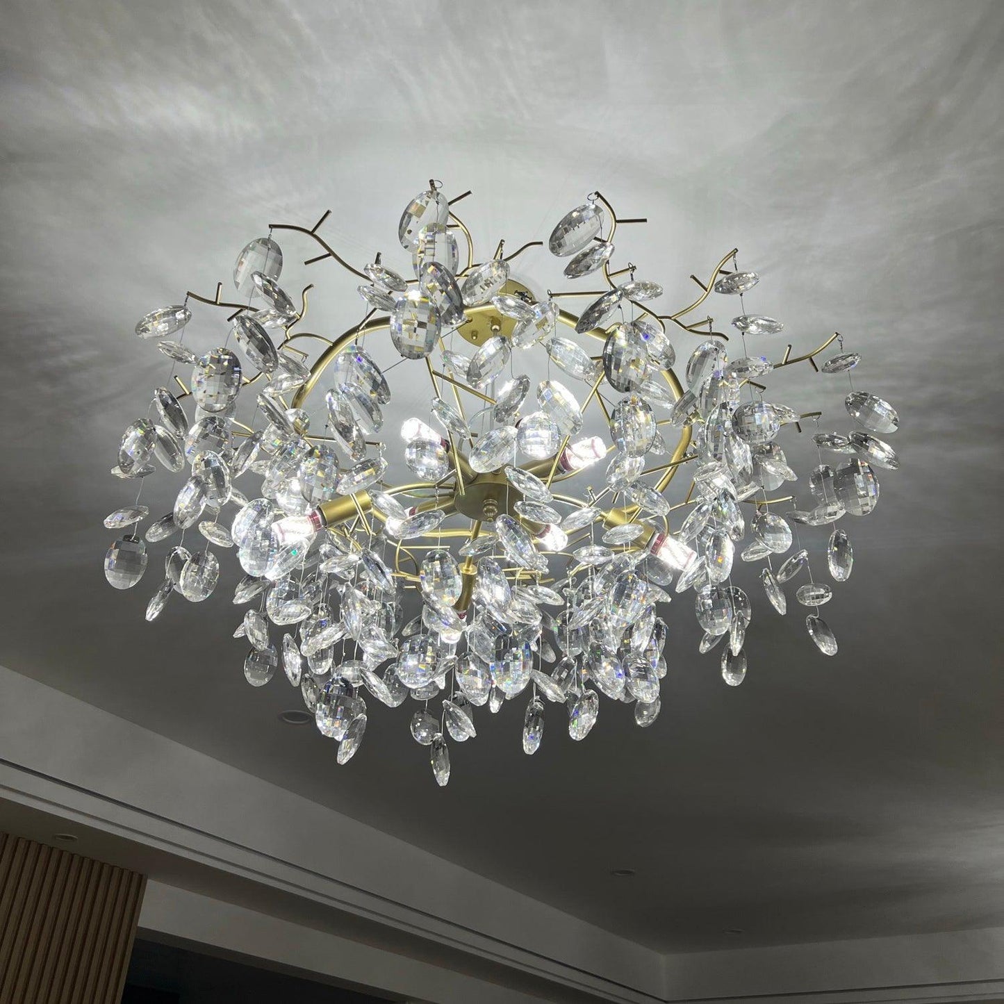 Sofia Crystal Chandeliers - Elegant Lighting with Adjustable Brightnes