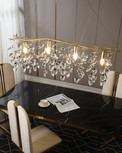 Sofia Crystal Chandeliers - Elegant Lighting with Adjustable Brightnes