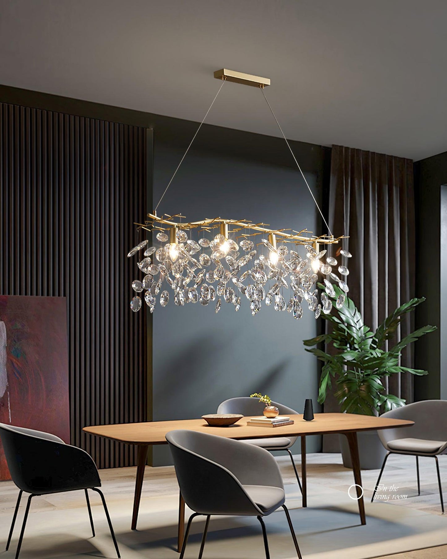 Sofia Crystal Chandeliers - Elegant Lighting with Adjustable Brightnes