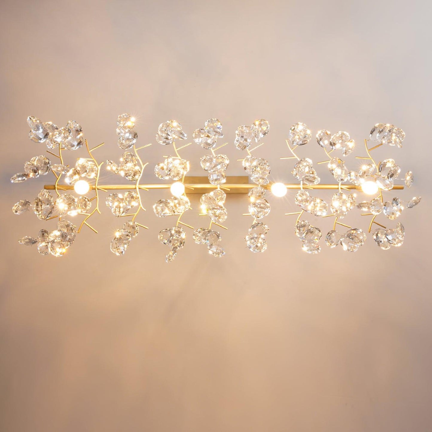 Sofia Crystal Chandeliers - Elegant Lighting with Adjustable Brightnes