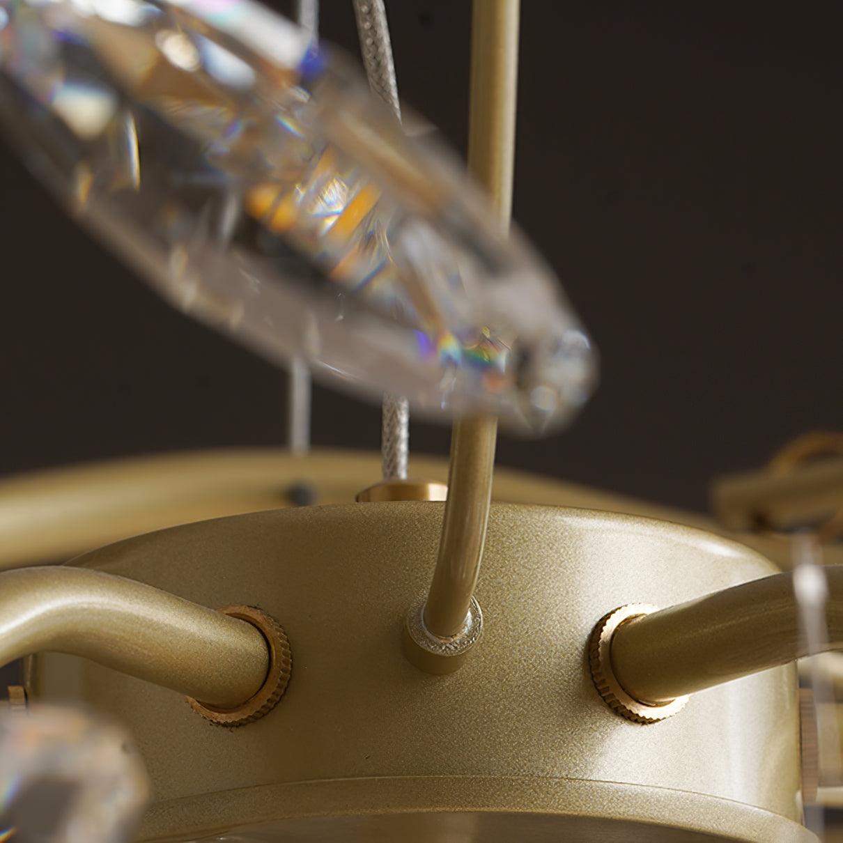 Sofia Crystal Chandeliers - Elegant Lighting with Adjustable Brightnes