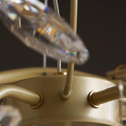Sofia Crystal Chandeliers - Elegant Lighting with Adjustable Brightnes