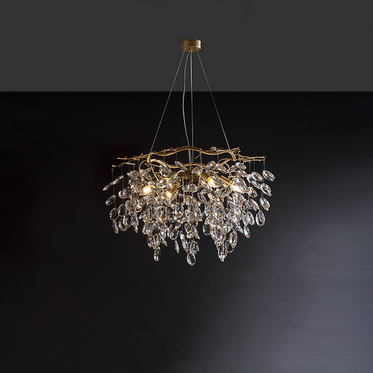 Sofia Crystal Chandeliers - Elegant Lighting with Adjustable Brightnes