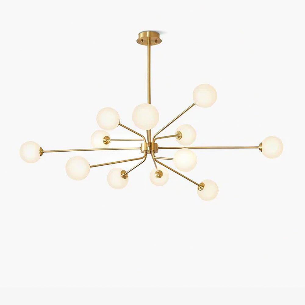 Solaire Arm Chandelier - Elegant Design with Adjustable Arms & LED Com
