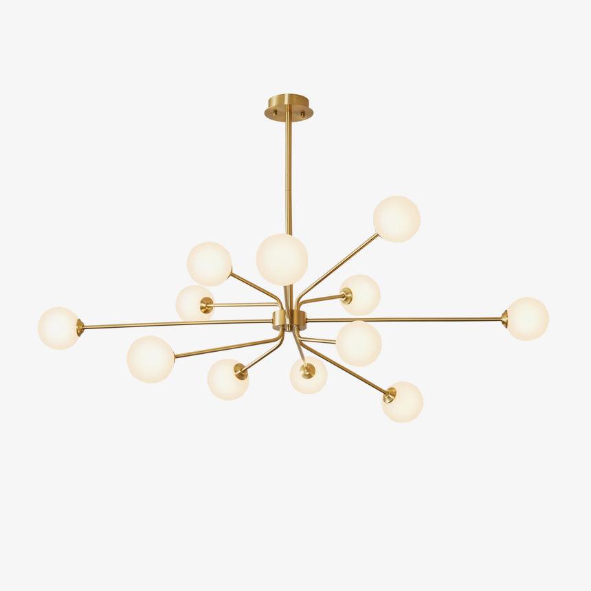 Solaire Arm Chandelier - Elegant Design with Adjustable Arms & LED Com