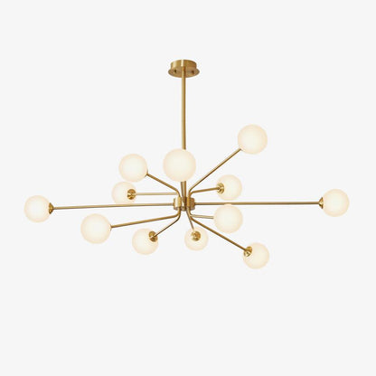 Solaire Arm Chandelier - Elegant Design with Adjustable Arms & LED Com