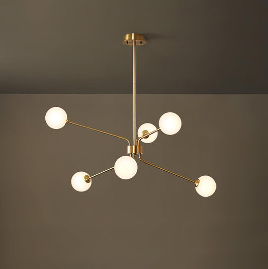 Solaire Arm Chandelier - Elegant Design with Adjustable Arms & LED Com