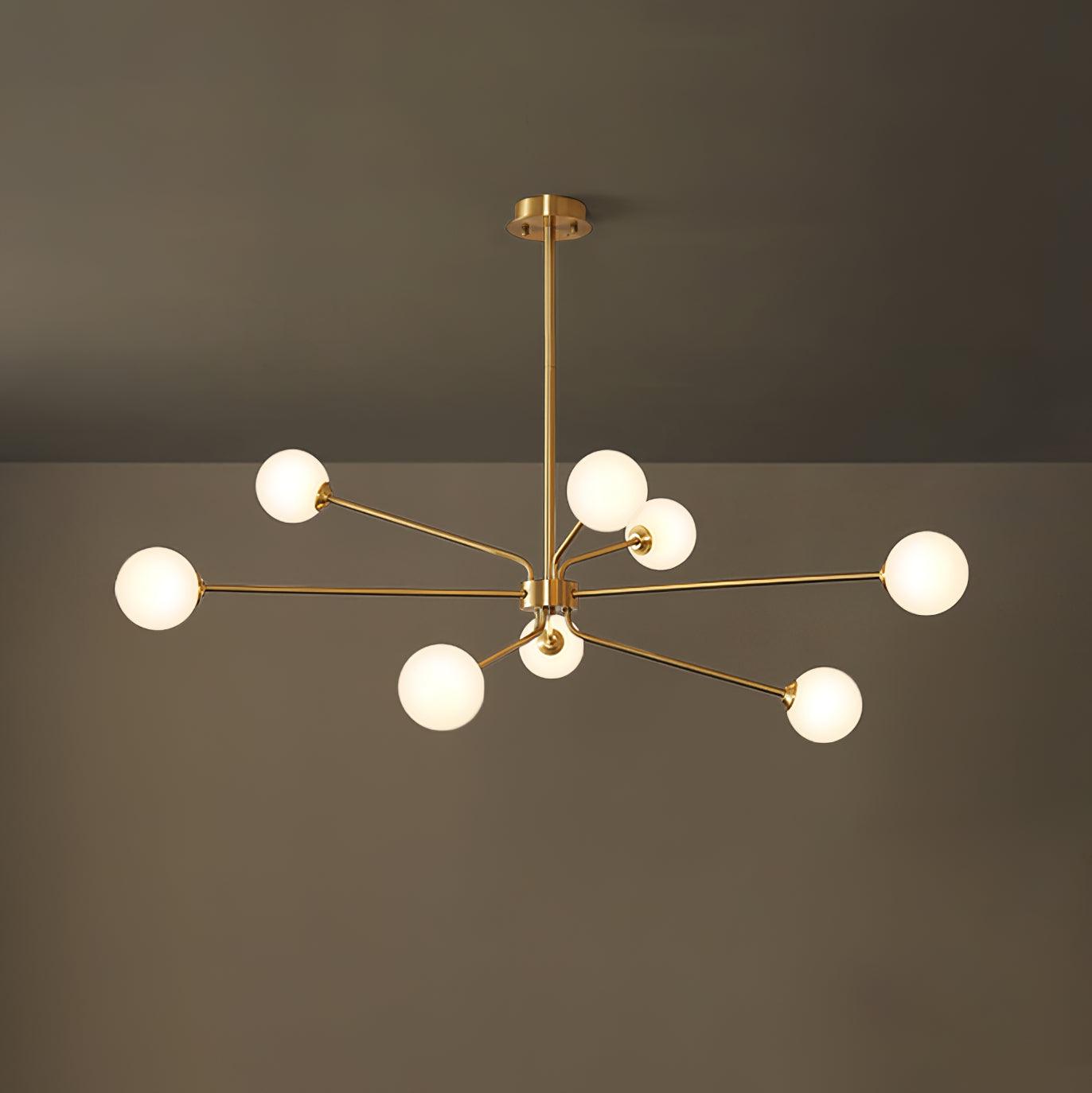 Solaire Arm Chandelier - Elegant Design with Adjustable Arms & LED Com