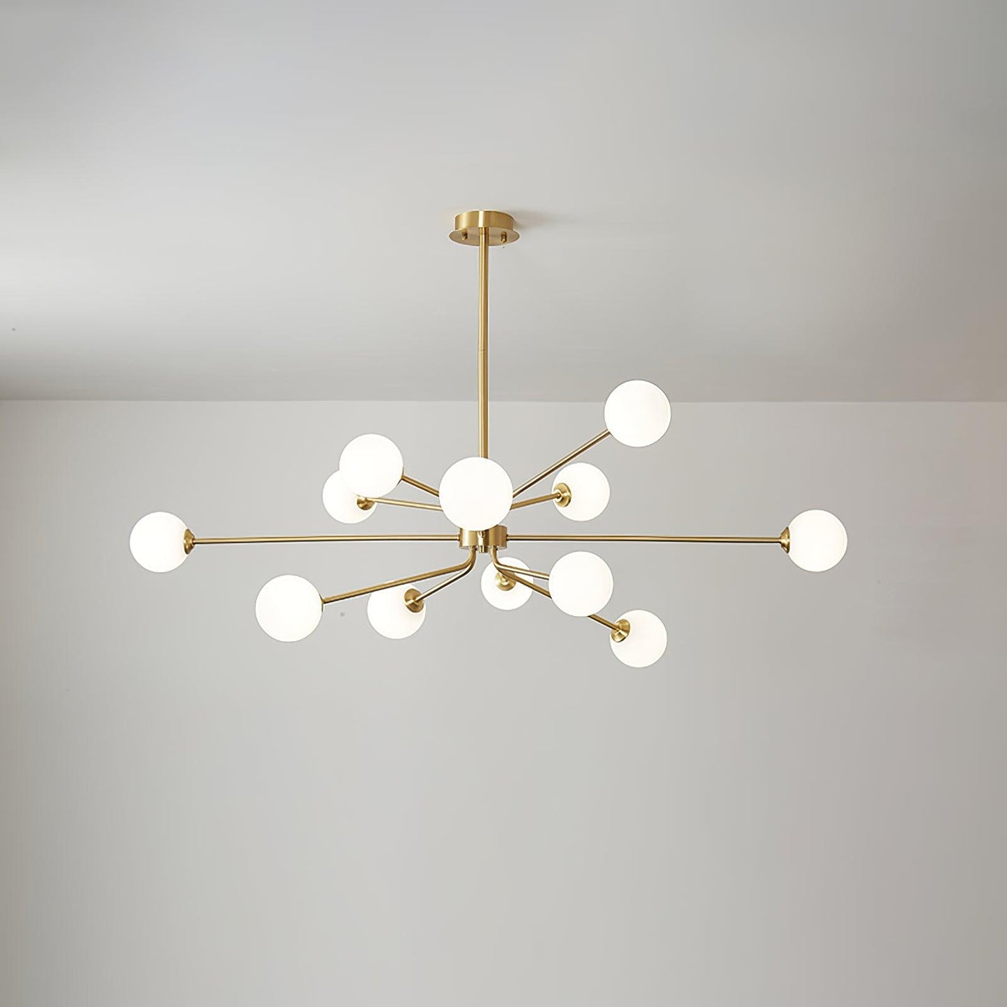 Solaire Arm Chandelier - Elegant Design with Adjustable Arms & LED Com