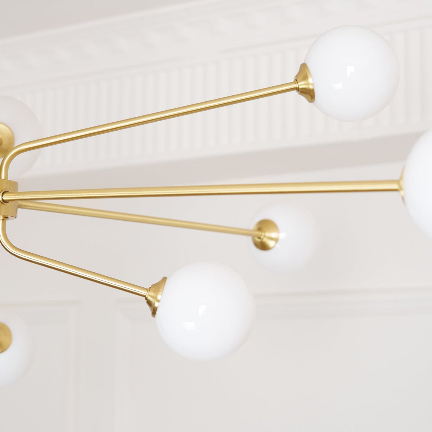Solaire Arm Chandelier - Elegant Design with Adjustable Arms & LED Com