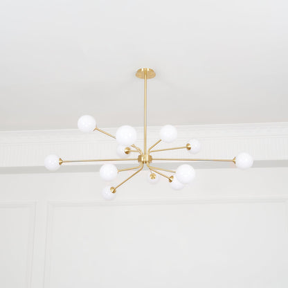 Solaire Arm Chandelier - Elegant Design with Adjustable Arms & LED Com