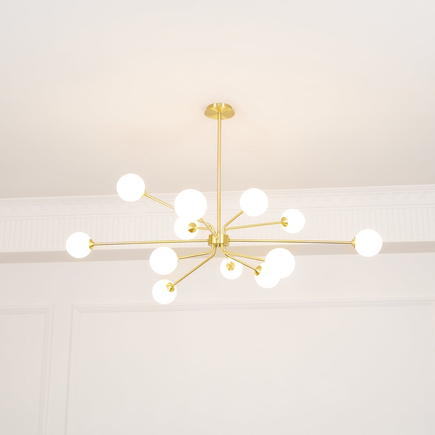 Solaire Arm Chandelier - Elegant Design with Adjustable Arms & LED Com
