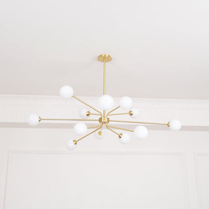 Solaire Arm Chandelier - Elegant Design with Adjustable Arms & LED Com
