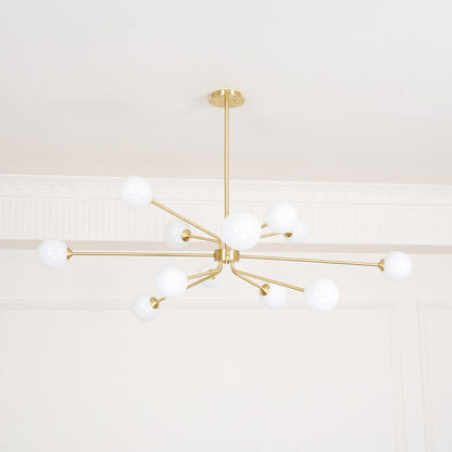 Solaire Arm Chandelier - Elegant Design with Adjustable Arms & LED Com