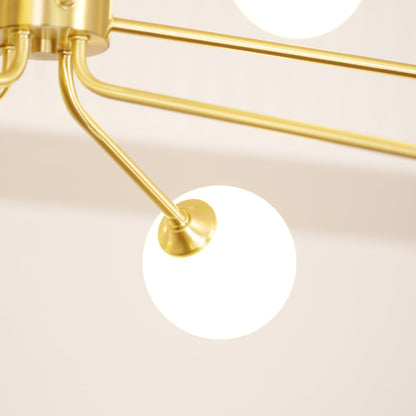 Solaire Arm Chandelier - Elegant Design with Adjustable Arms & LED Com