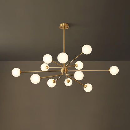 Solaire Arm Chandelier - Elegant Design with Adjustable Arms & LED Com