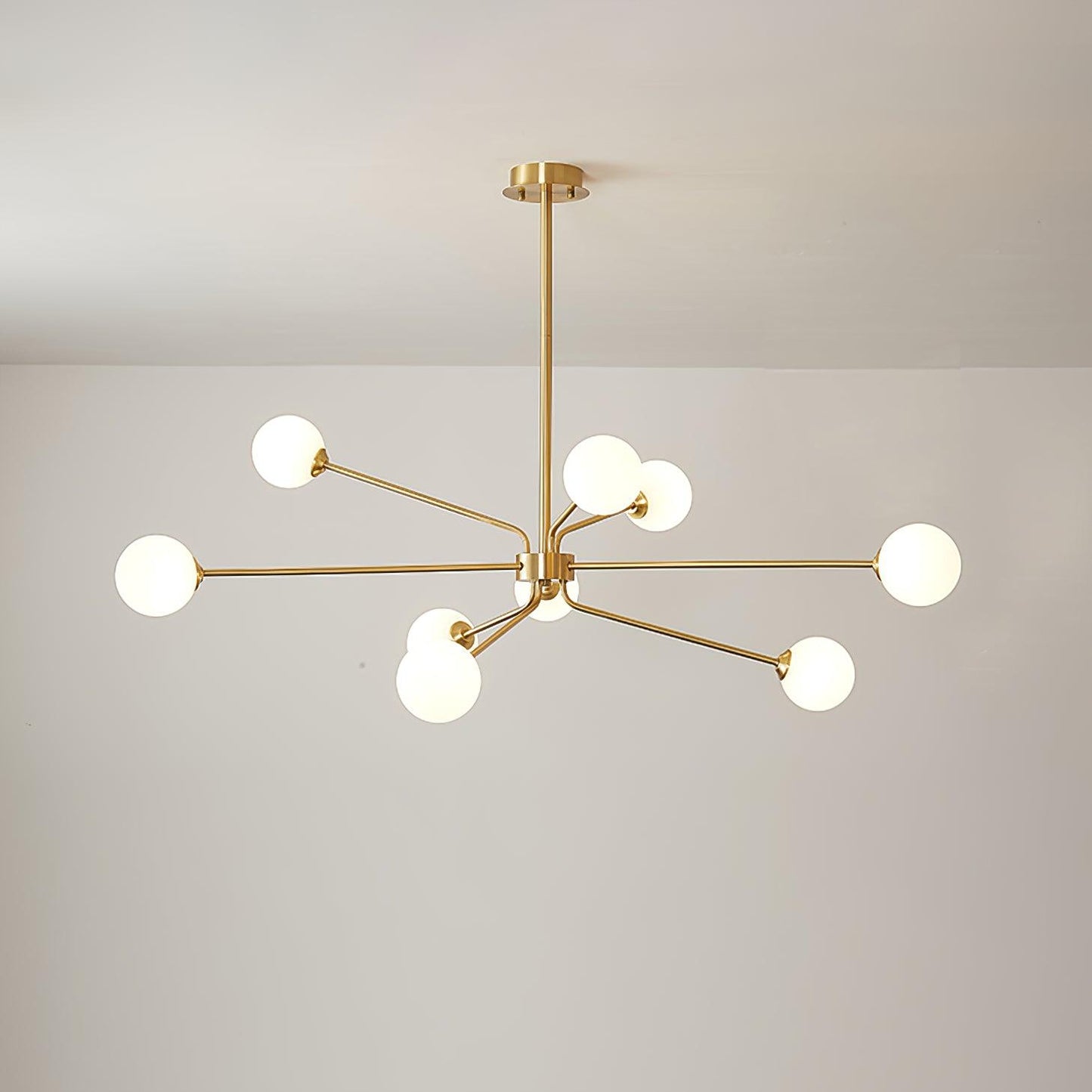 Solaire Arm Chandelier - Elegant Design with Adjustable Arms & LED Com