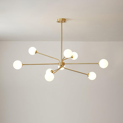 Solaire Arm Chandelier - Elegant Design with Adjustable Arms & LED Com