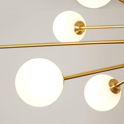 Solaire Arm Chandelier - Elegant Design with Adjustable Arms & LED Com