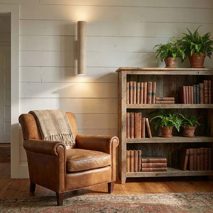 Solis Column Wall Lamp - Modern Design, Adjustable LED Brightness