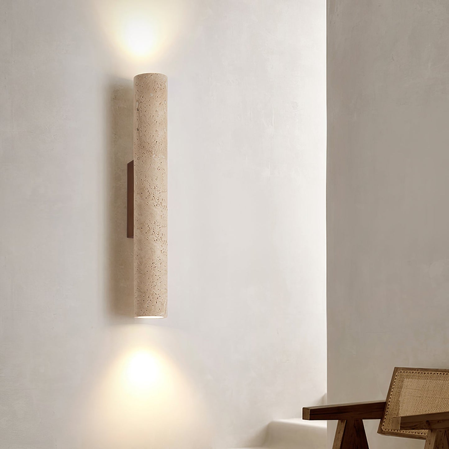 Solis Column Wall Lamp - Modern Design, Adjustable LED Brightness