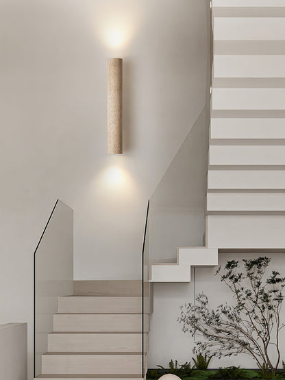Solis Column Wall Lamp - Modern Design, Adjustable LED Brightness